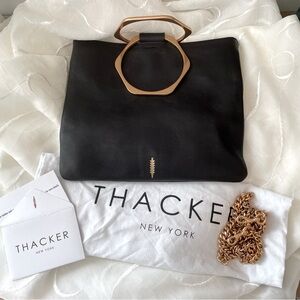 Thacker Black Leather Bag